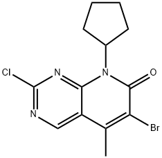 6-Bromo-8-cyclopentyl-2-chloro-5-Methyl-8H-pyrido[2,3-d]pyriMidin-7-one