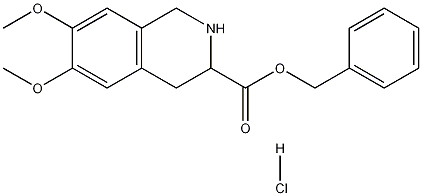 6,7-dimethoxy-1,2,3,4-Tetrahydroisoquinoline-3-carboxylic acid phenylmethyl ester hydrochloride   