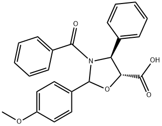 (4S,5R)-3-Benzoyl-2-(4-methoxyphenyl)-4-phenyl-5-oxazolidinecarboxylic acid