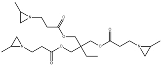 Trimethylolpropane tris(2-methyl-1-aziridine)propionate